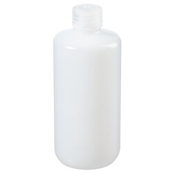 Nalgene Certified Low Particulate Narrow-Mouth HDPE Bottles with Closure: Lab Pack